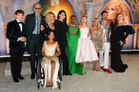 Ariana Grande Promo Ethan Slater Share Sweet Moment on Bad Red Carpet